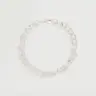 Embossed hoop earrings